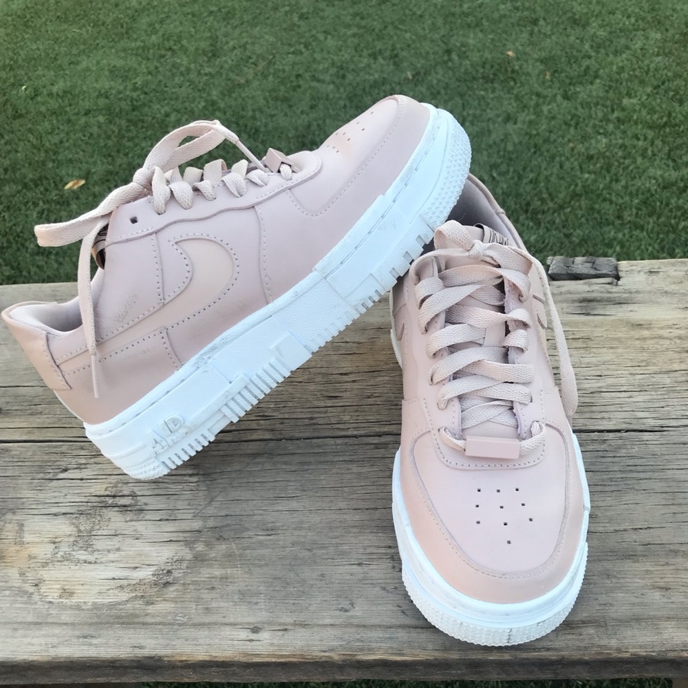 Size 6 - Nike Air Force 1 Pixel Particle Beige 2020 Low Top Blush Pink